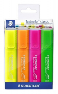 Staedtler "Classic 364" szövegkiemelő készlet 1-5 mm 4 szín (364 P WP4)